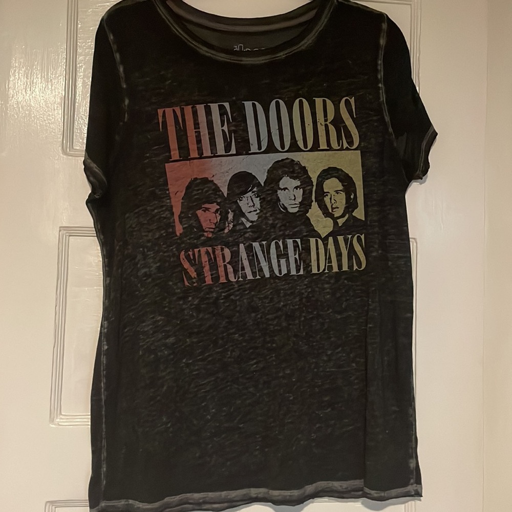EUC Torrid The Doors Strange Days Burnout Crew Tee Torrid Sz 00 US M/L